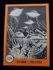 1961 ORANGE HORROR MONSTER NU-CARD #124 card picture