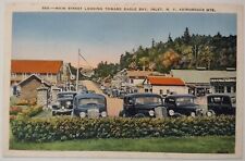 Vintage Postcard Main Street Toward Eagle Bay Inlet Adirondack New York AA29 picture