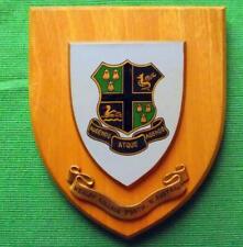 Vintage School University Wesley College Perth Australia Crest Shield Plaque picture