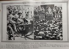 June 20, 1930 Illustrated News Poster Rumania's New King Carol Arrives picture