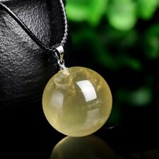 2CM God Top Natural Quartz Citrine Ball Pendant Reiki Chakra Healing Gemstones picture