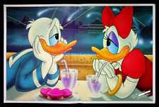 Donald & Daisy Duck Date Night Don Williams Disney Print Magazine Page picture