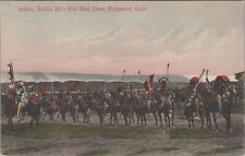 Buffalo Bill's Wild West Show, Indians Bridgeport Connecticut Unposted Postcard picture