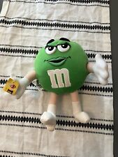 13” M&M Green Candy Plush Posable Stuffed Character Toy  picture