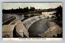 Columbus OH-Ohio, Storage Dam, c1909, Vintage Postcard picture