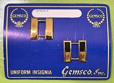 Vintage Gemsco Uniform Insignia Lapel Pins - NOS picture