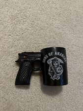 Sons of Anarchy Grim Reaper Coffee Mug Pistol Gun Grip Handle - Black picture