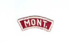 BSA   Montana (Mont.) Red & White state strip picture