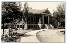 c1920s Public Library Building Huron South Dakota SD RPPC Photo Vintage Postcard picture