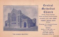  Postcard Central Methodist Church Atlantic City NJ  picture