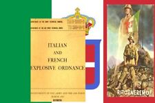  ITALIAN EXPLOSIVE ORDNANCE MANUAL WW2 SHELLS,BOMBS,GRENADES,MINES,BOOBY TRAPS picture