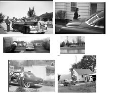 Old Photos CARS 1940s - 1950s Variety Buick Pontiac Ford Dodge Negatives Vintage picture