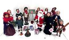 VTG Lot 15 Byers Choice Salvation Army Xmas Carolers  Kettle Sign W Santa 2000s picture