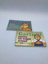 Lot 2 Garfield Pulls His Weight #26 & Keeps His Chin Up #23 by Jim Davis Books picture