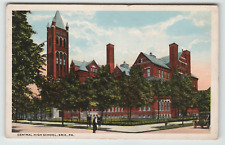 Postcard Vintage 1916 Central High School Erie picture