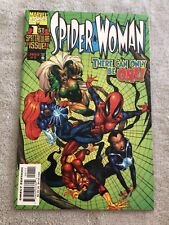 Spider-Woman #1 - There Can Be Only One - 1999 NM/MT W/CARDS picture