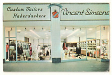 c1970 Business Card: Vincent Simeone Haberdashers 3256 Wilshire Blvd Los Angeles picture