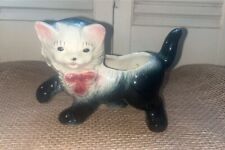 Vtg Shawnee Kitten With Bow Ceramic Planter picture