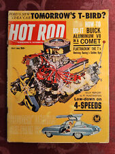 Rare HOT ROD Car Magazine July 1962 Ford Cougar 406 Dragsters picture