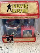 Red Elvis Presley “Elvis Lives” Vintage Gift Box picture