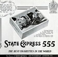 State Express 555 Cigarettes 1954 Advertisement UK Import Tobacco DWII10 picture