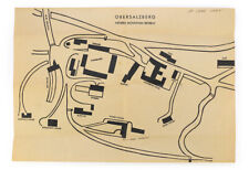 Rare WWII Map 1945 Obersalzberg Hitler's Berchtesgaden Mountain Retreat picture