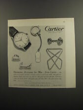 1953 Cartier Watch and Jewelry Ad - Distinctive accessories for men picture