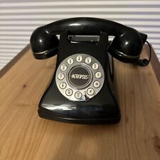 Vintage Metropolis SW2504BKW Electric Rotary Dial Desk Telephone Black picture