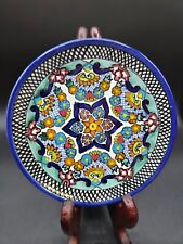 VTG. Talavera Hand Made Hanging Plate Mexico picture
