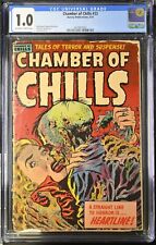Chamber of Chills #23 - Harvey Publications 1954 CGC 1.0 Bob Powell, Howard Nost picture