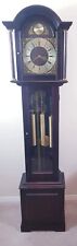 TEMPUS FUGIT WESTMINSTER CHIME LONGCASE/GRANDFATHER CLOCK GLAZED DOOR GERMANY   picture
