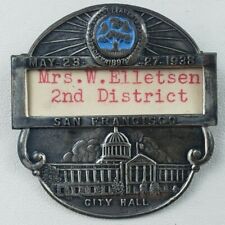 National Congress of Parents Teachers 1938 San Francisco City Hall Pewter Pin picture