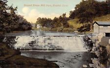 Bristol Connecticut~Bristol Brass Rolling Mill Dam~Building~1909 Postcard picture