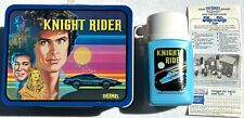 Vintage 1982 Knight Rider Metal Lunch Box & Thermos - Old New Stock picture