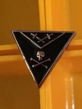Small Knights Templar Masonic Lapel Tac Pin Skull Crossbones Triangle NEW picture