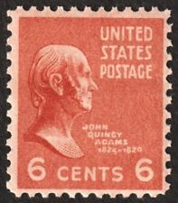 1938 John Quincy Adams 85 year old 6 Cent US Postage Stamp MINT picture