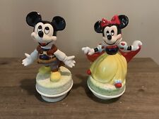Vintage Schmid Musical Collection Mickey And Minnie Music Box picture