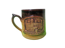 Tower Of London Coffee Tea Mug Ceramic 3D Raised Tab Brown 16 Oz picture