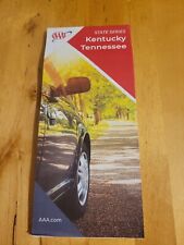 KENTUCKY TENNESSEE KY TN State Map AAA Road Tour Map NEW picture