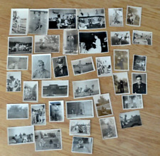 Lot 37 Original WWII Photos B&W  Soldiers Military Canteen Jeep Airplane picture