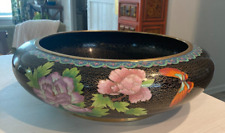Chinese Cloisonne Bowl Large 15 1/2 Inches In Excellent Condition picture