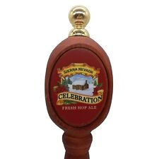 VINTAGE SIERRA NEVADA Celebration Draft Style 13” Craft Beer Tap Handle Keg Wood picture