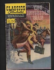Classics Illustrated The Invisible Man #153 Nov. 1959  H.G.Wells   picture