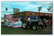c1960's Peanut Festival Parade Scene Dothan Alabama AL Unposted Vintage Postcard picture