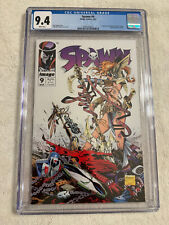 Spawn #9 - CGC 9.4 - White Pages - 1st app. Medieval Spawn & Angela - Image 1993 picture