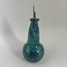 Goosebay Glass Montana Oil Decanter Aqua 10in Tall picture