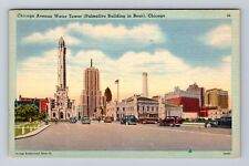 Chicago IL-Illinois, Chicago Avenue Water Tower, Antique Vintage Postcard picture