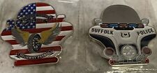 SUFFOLK COUNTY POLICE HIGHWAY PATROL MOTORCYCLE UNIT HWY CHALLENGE COIN NEW YORK picture