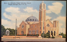 Vintage Postcard 1953 St. Nicholas Greek Orthodox Church, Tarpon Springs, FL picture