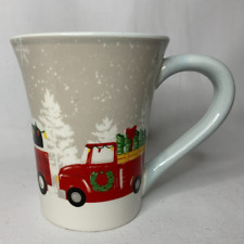 Kringle's Kitchen Holiday Mug Christmas Camping Camper VW Bus Truck Red picture